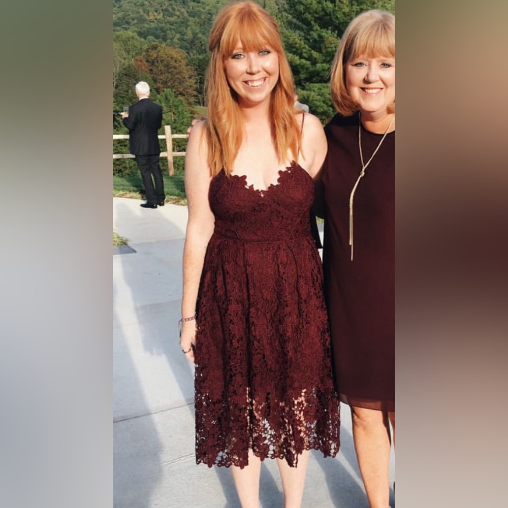 Donna Morgan for Anthropolgie Lace Dress